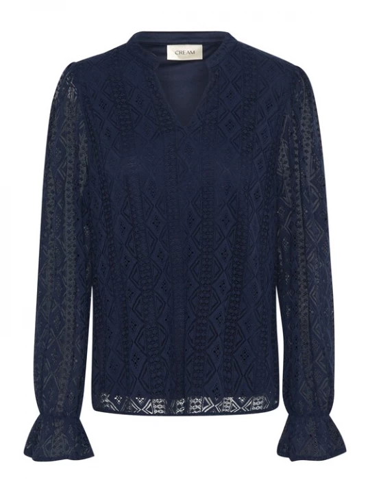 Foto van product Cream Blouse 'Danika' navy