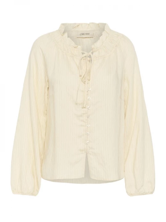 Foto van product Cream Blouse 'Gonia' lichtbeige