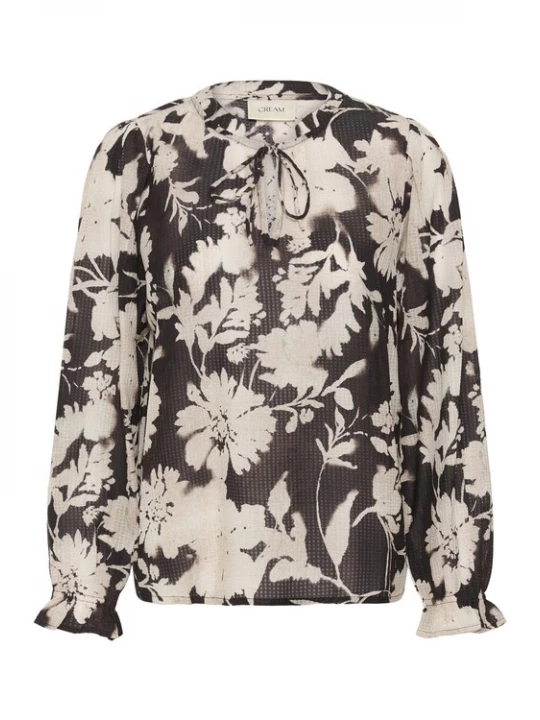 Foto van product Cream Blouse 'Hailey' beige / mokka