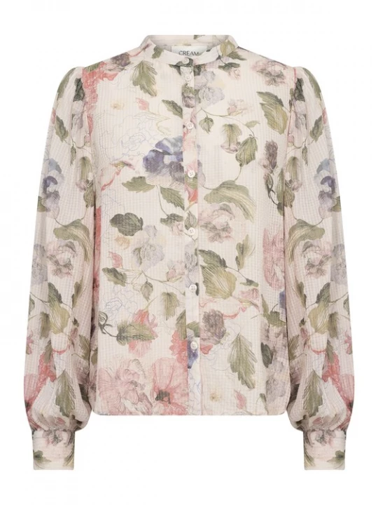 Foto van product Cream Blouse 'Hailey' blauw / groen / lichtroze