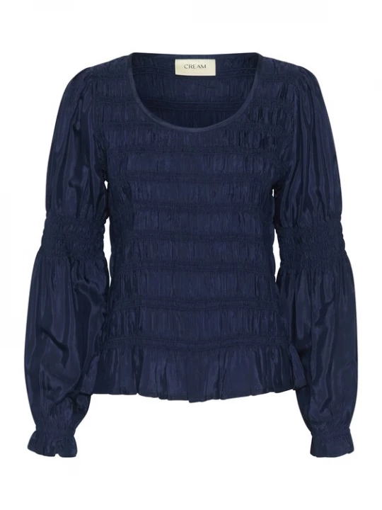 Foto van product Cream Blouse 'Henva' marine