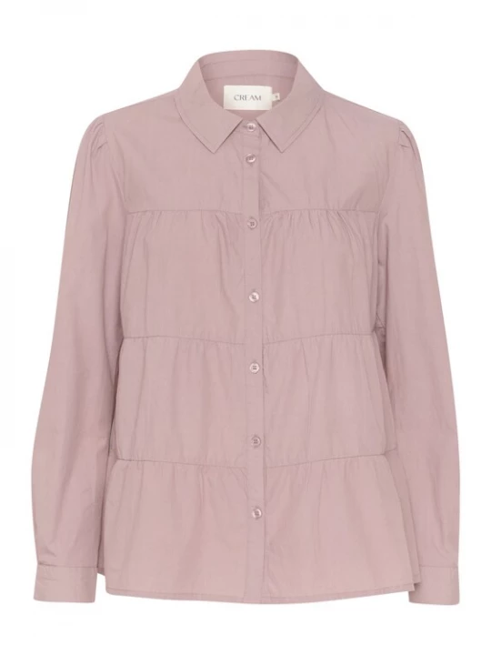 Foto van product Cream Blouse 'Malinka' oudroze