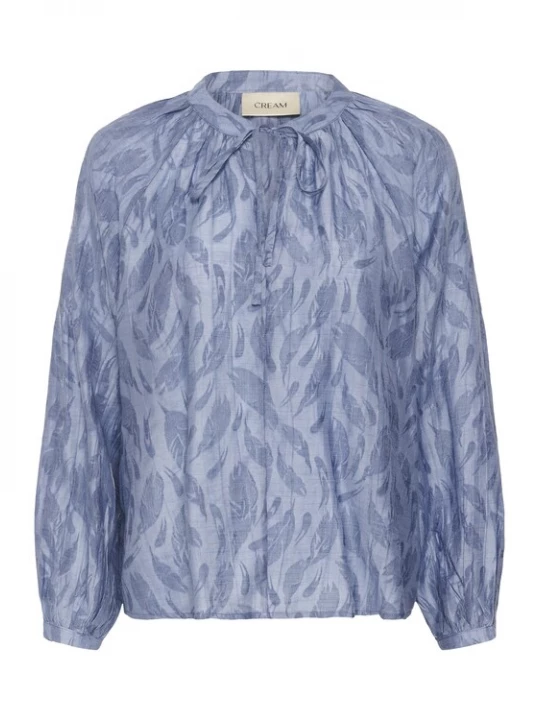 Foto van product Cream Blouse nachtblauw / grijs