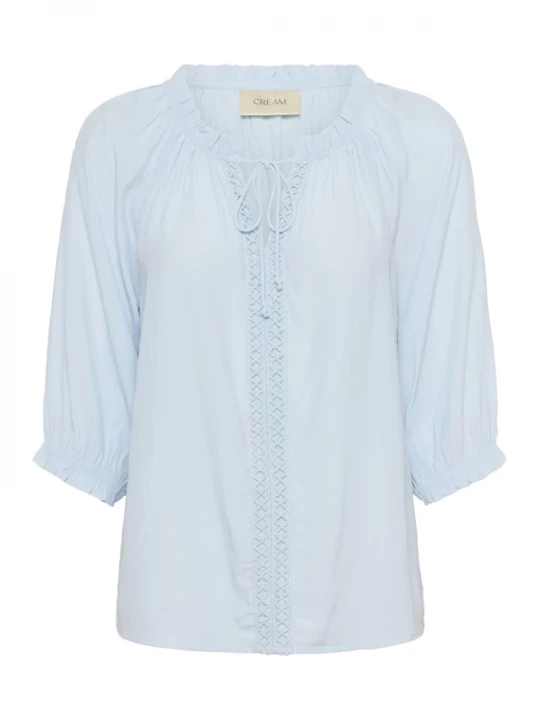 Foto van product Cream Blouse 'Nana' hemelsblauw