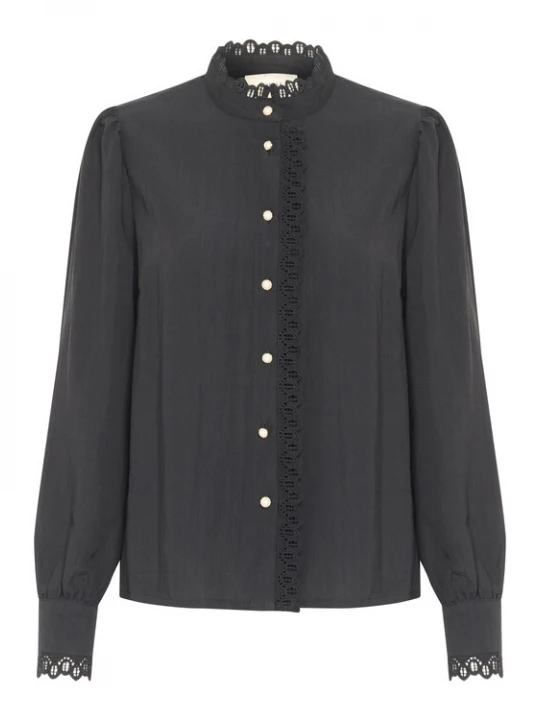 Foto van product Cream Blouse 'Piana' donkergrijs