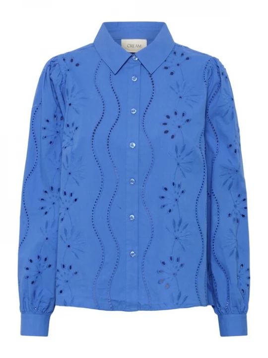 Foto van product Cream Blouse 'Signe' lichtblauw
