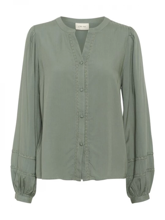 Foto van product Cream Blouse 'Tiah' pastelgroen
