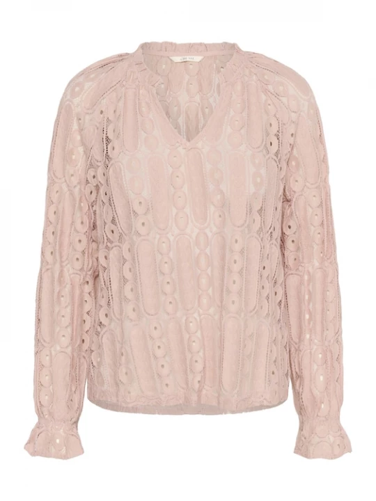 Foto van product Cream Blouse 'Tully' rosa