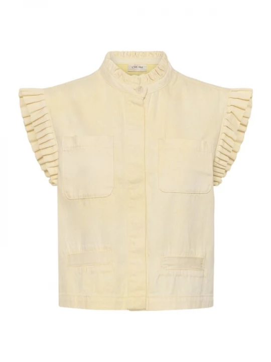 Foto van product Cream Bodywarmer pasteelgeel