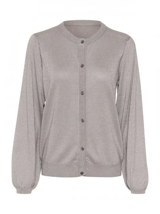 Foto van product Cream Gebreid vest 'CR Shimra' lichtgrijs / zilver