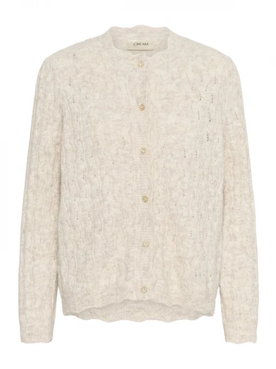 Foto van product Cream Gebreid vest 'CRJunah' beige