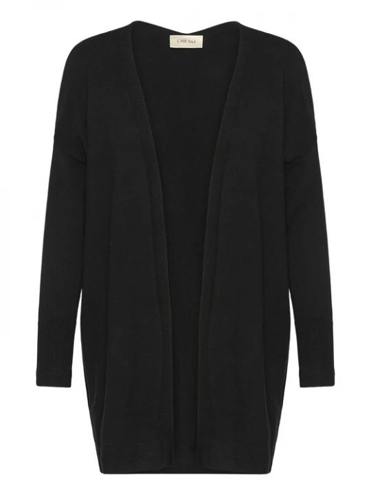 Foto van product Cream Gebreid vest 'Dela' zwart