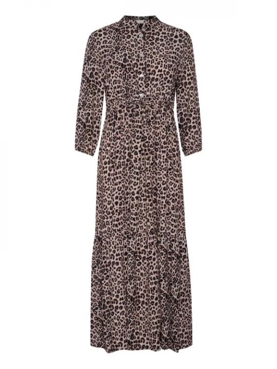 Foto van product Cream Jurk 'Alora' beige / bruin / zwart