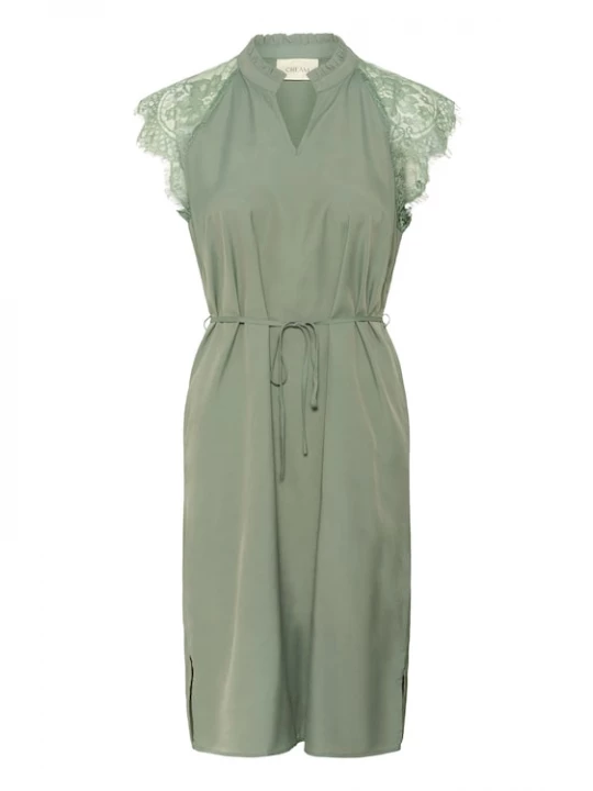 Foto van product Cream Jurk 'Nola' jade groen