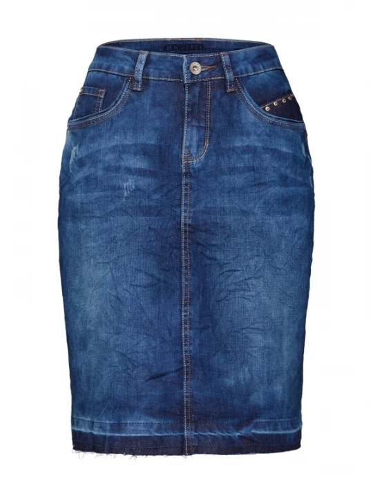 Foto van product Cream Rok blauw denim