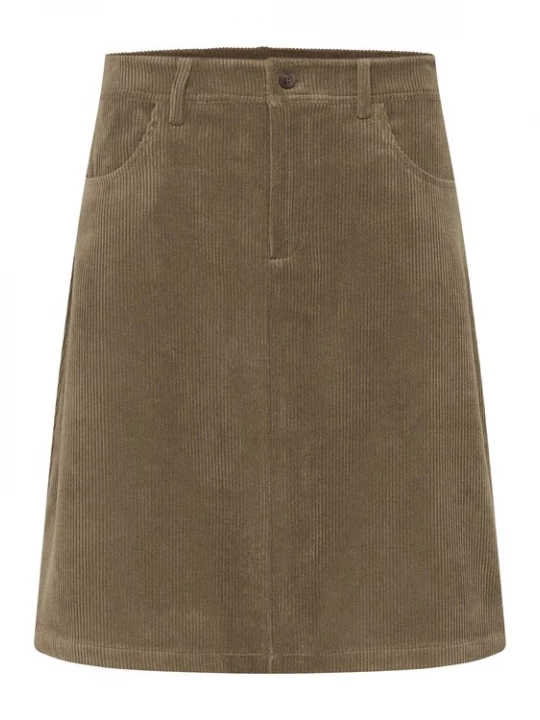 Foto van product Cream Rok 'Cory' donkerbeige