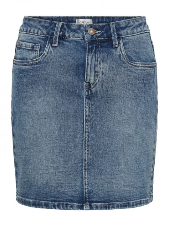 Foto van product Cream Rok 'CRDarla' blauw denim