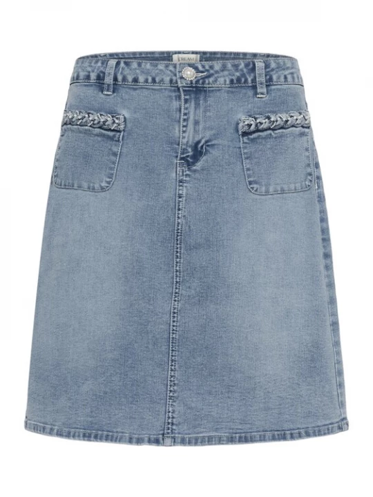 Foto van product Cream Rok 'CRGrazie' blauw denim