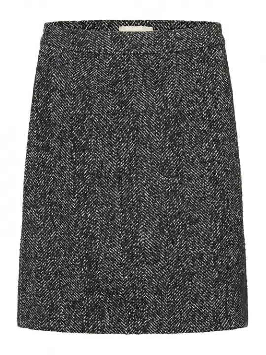 Foto van product Cream Rok 'Olina ' zwart / wit