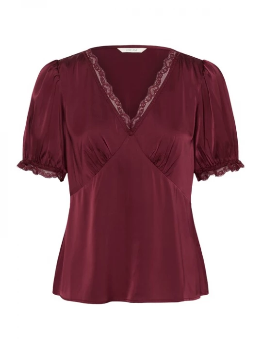 Foto van product Cream Shirt 'Almina' bordeaux