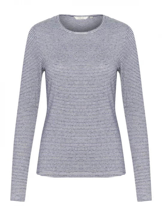 Foto van product Cream Shirt 'CR Amma' donkerblauw / wit