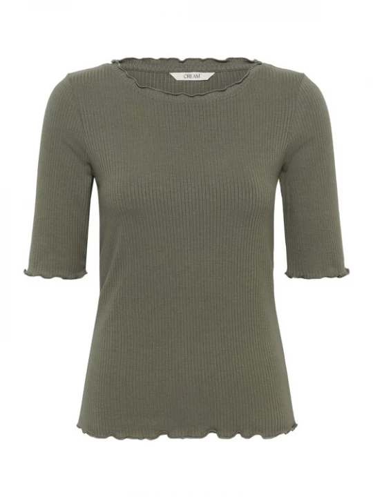 Foto van product Cream Shirt 'CRRibba' olijfgroen