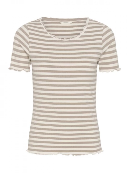 Foto van product Cream Shirt 'CRRibba' taupe / offwhite