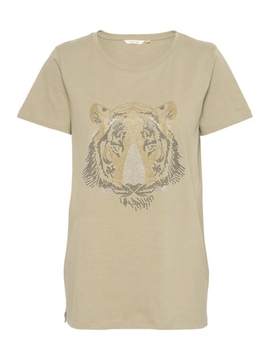 Foto van product Cream Shirt 'Ian' lichtbeige / grijs