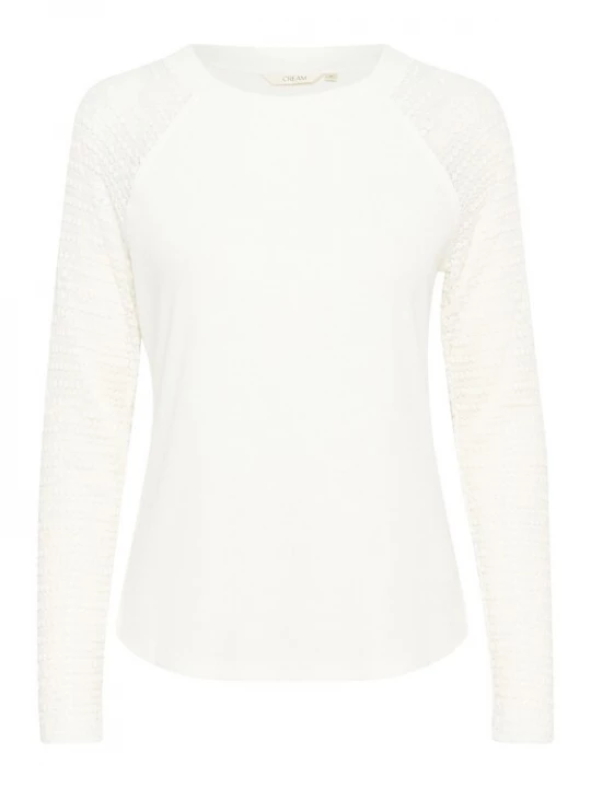 Foto van product Cream Shirt 'Larisa' wit