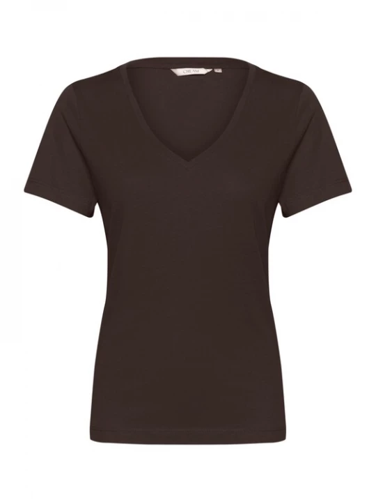 Foto van product Cream Shirt 'Naia' chocoladebruin