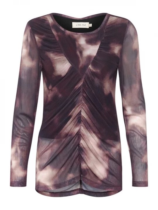 Foto van product Cream Shirt 'Olly' aubergine / oudroze / purper