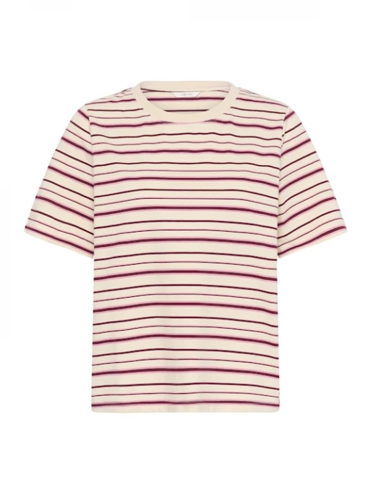 Foto van product Cream Shirt rosa / bourgogne / wolwit