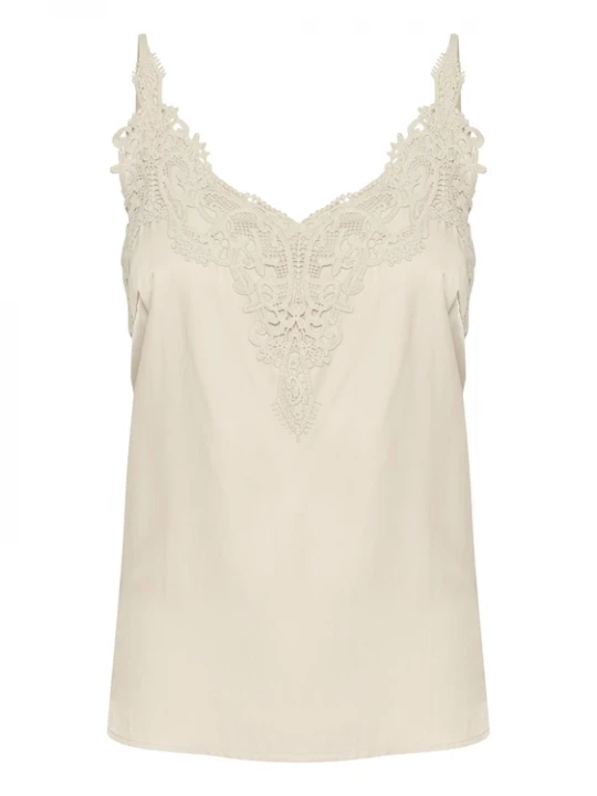 Foto van product Cream Top 'Anna' beige
