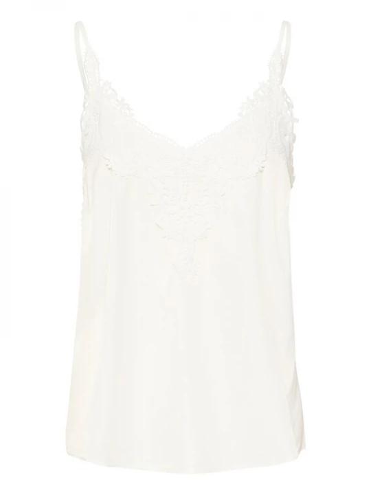 Foto van product Cream Top 'Anna' wit