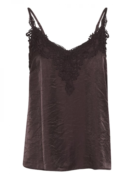 Foto van product Cream Top 'CRAnna' chocoladebruin