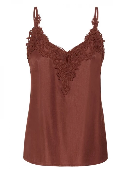 Foto van product Cream Top 'CRAnna' kastanjebruin