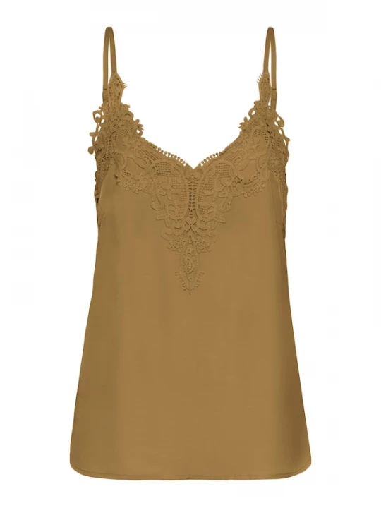 Foto van product Cream Top 'CRAnna' olijfgroen