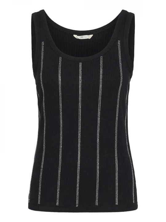 Foto van product Cream Top 'CRRibba' zwart