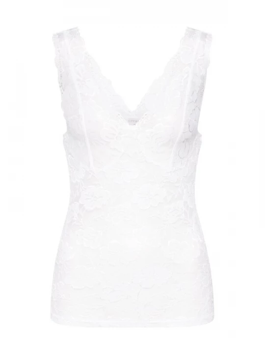 Foto van product Cream Top 'Glaze' wit
