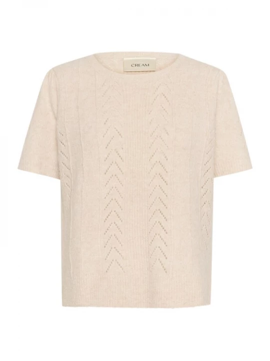 Foto van product Cream Trui beige gemêleerd