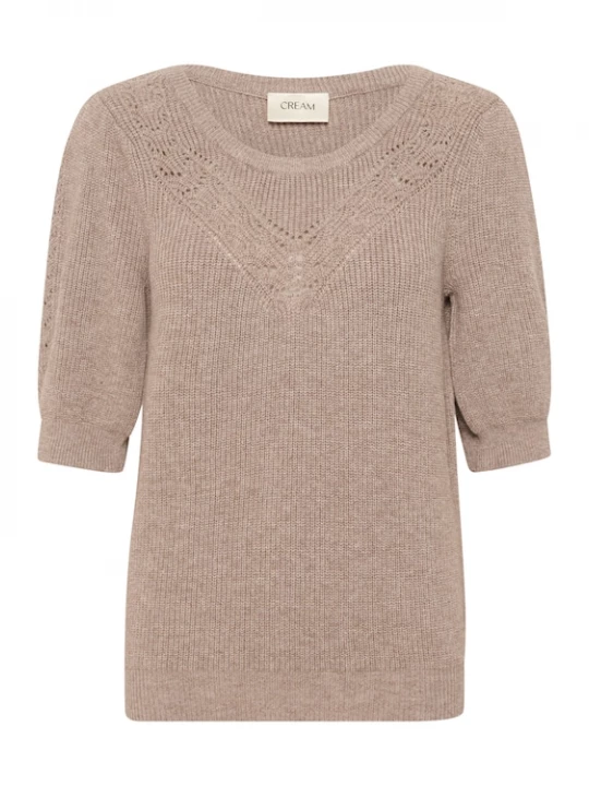 Foto van product Cream Trui 'Dela' donkerbeige