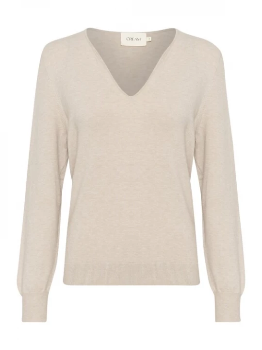 Foto van product Cream Trui 'Dela' lichtbeige
