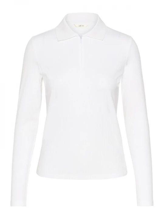 Foto van product Cream Trui 'Ribba' wit