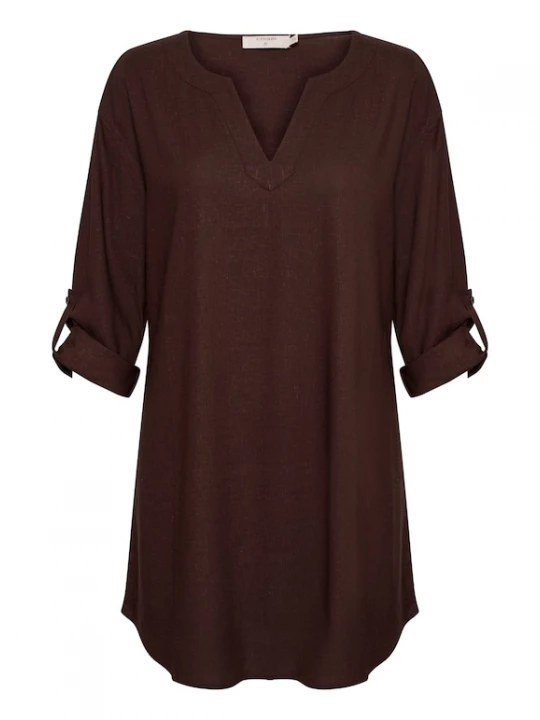 Foto van product Cream Tuniek 'Venta' donkerbruin
