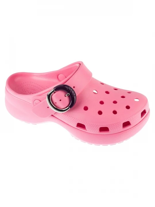 Foto van product Crocs Clogs 'Classic Platform Dipped Buckle Clog' pink