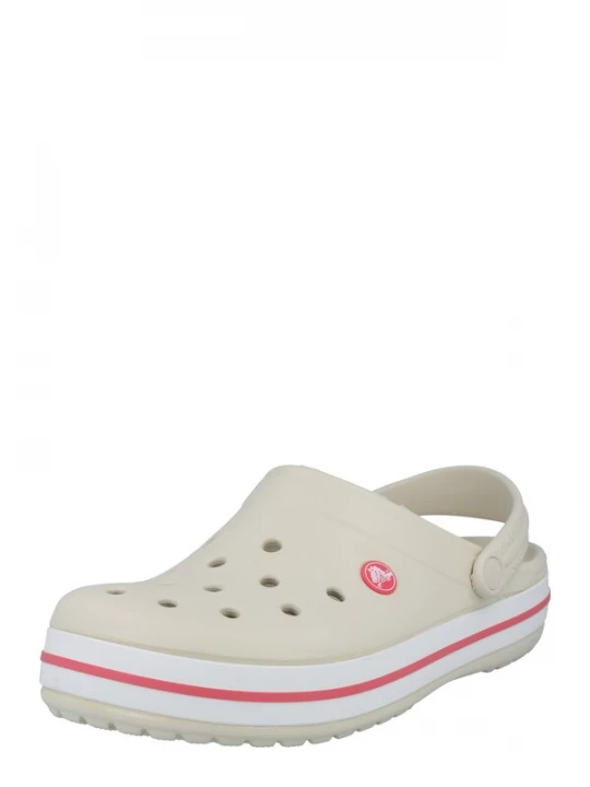 Foto van product Crocs Clogs 'Crocband' taupe / grenadine / wit