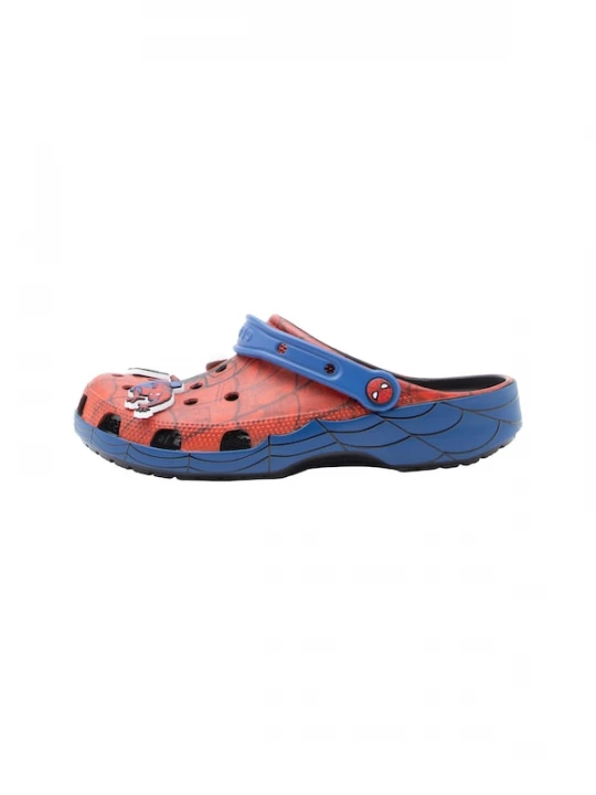 Foto van product Crocs Clogs 'SpidermanWeb' nachtblauw / saffier / vuurrood / wit