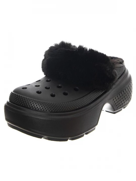 Foto van product Crocs Clogs 'Stomp Lined Clog BLK Sandals' zwart