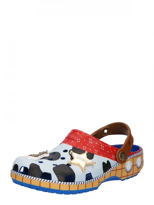 Foto van product Crocs Clogs 'Toy Story Woody' lichtblauw / bruin / rood / zwart