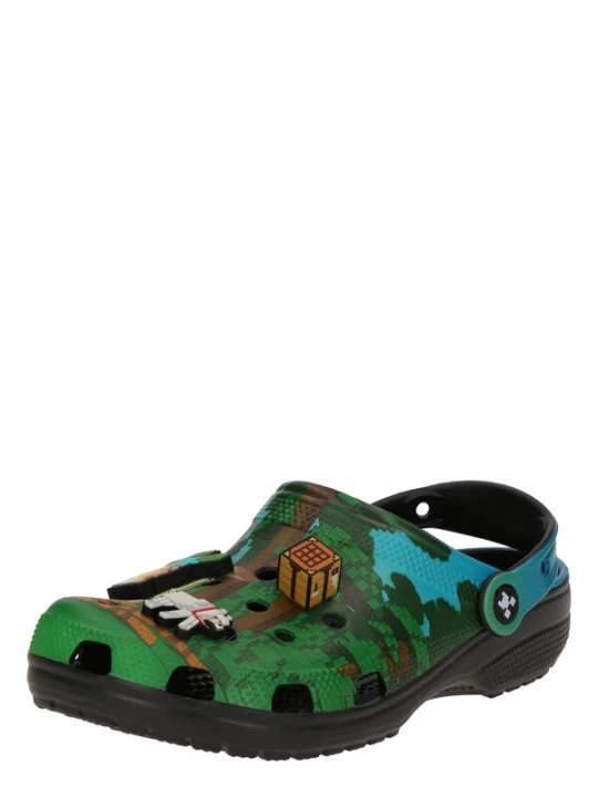 Foto van product Crocs Open schoenen 'Minecraft' lichtblauw / bruin / groen / offwhite